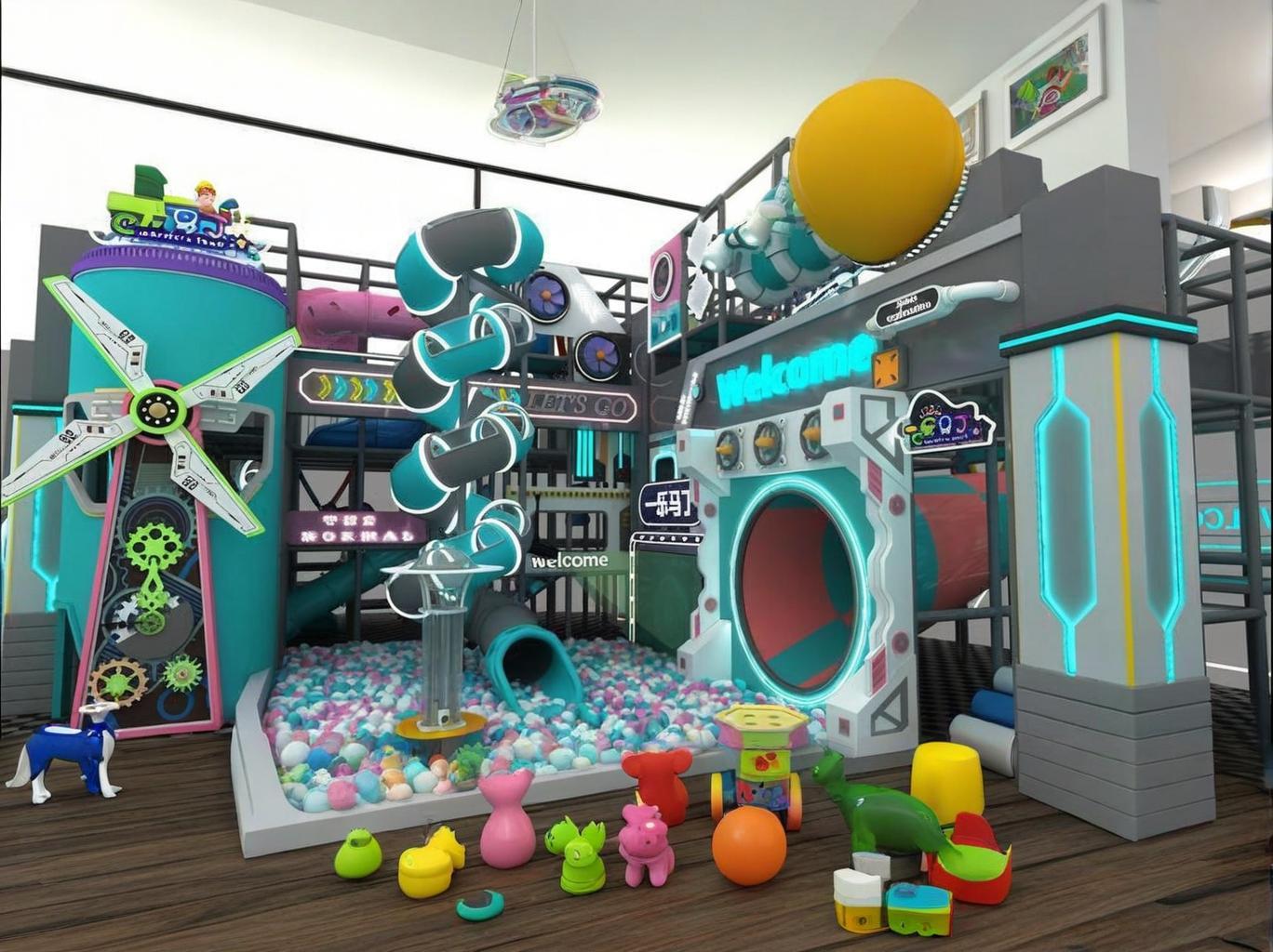 IP授权淘气堡：儿童乐园的